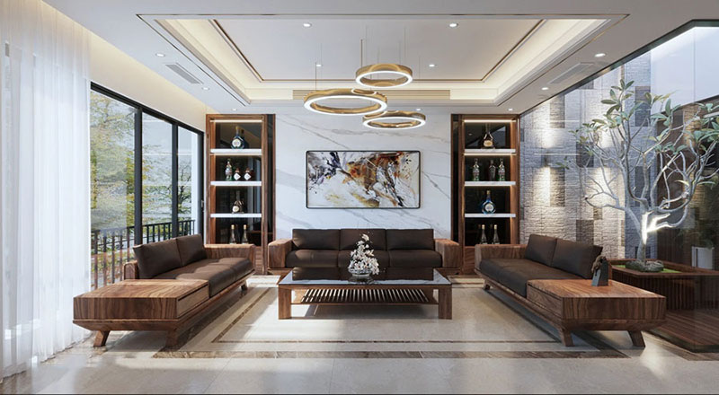 Thiết kế phòng khách nhà phố
