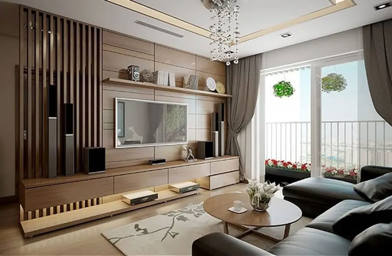 Thiết kế và thi công nội thất phòng khách