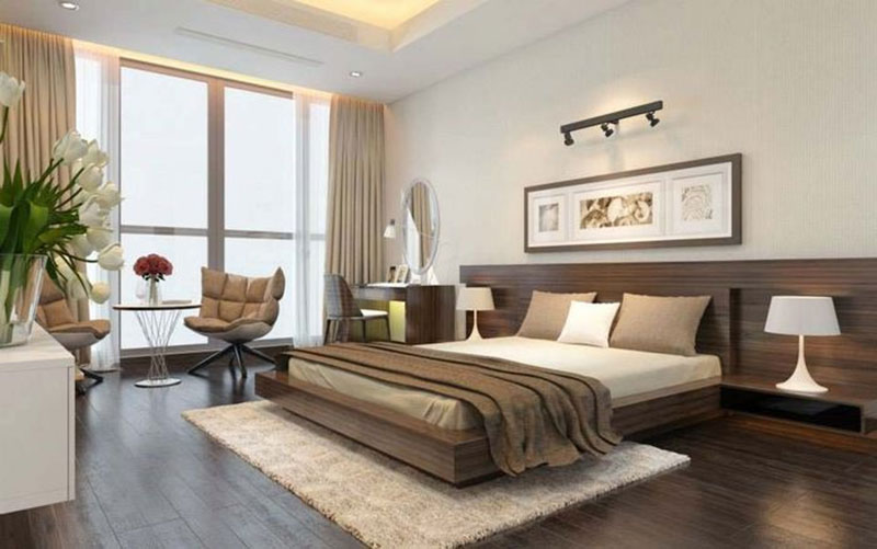 thiết kế phòng ngủ rộng